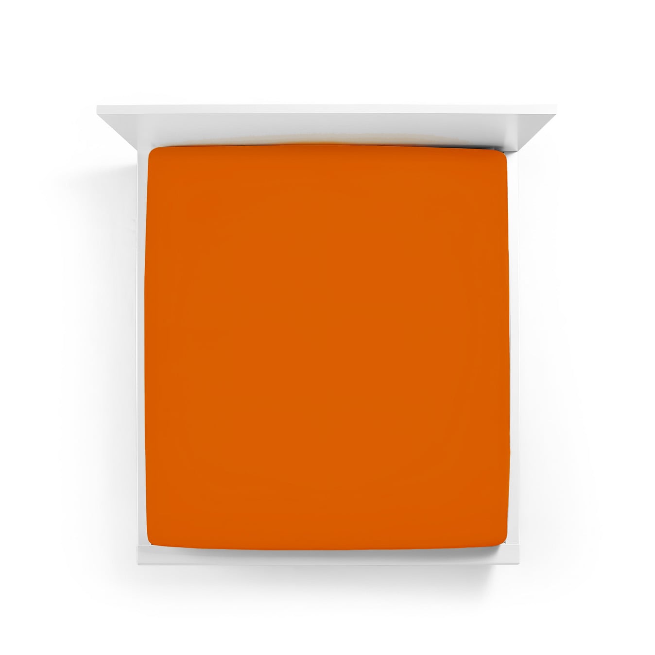 Bella Donna hoeslaken oranje jersey katoen geschikt voor alle type matrassen een beste koop